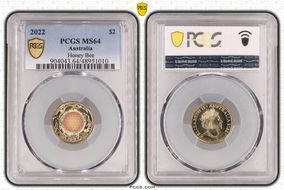 2022 $2 Honey Bee Colorized MS64