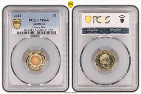 2022 $2 Honey Bee Colorized MS66