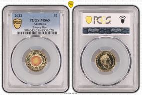 2022 $2 Honey Bee Colorized MS65