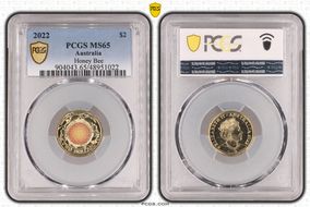 2022 $2 Honey Bee Colorized MS65