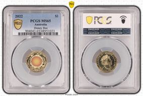 2022 $2 Honey Bee Colorized MS65