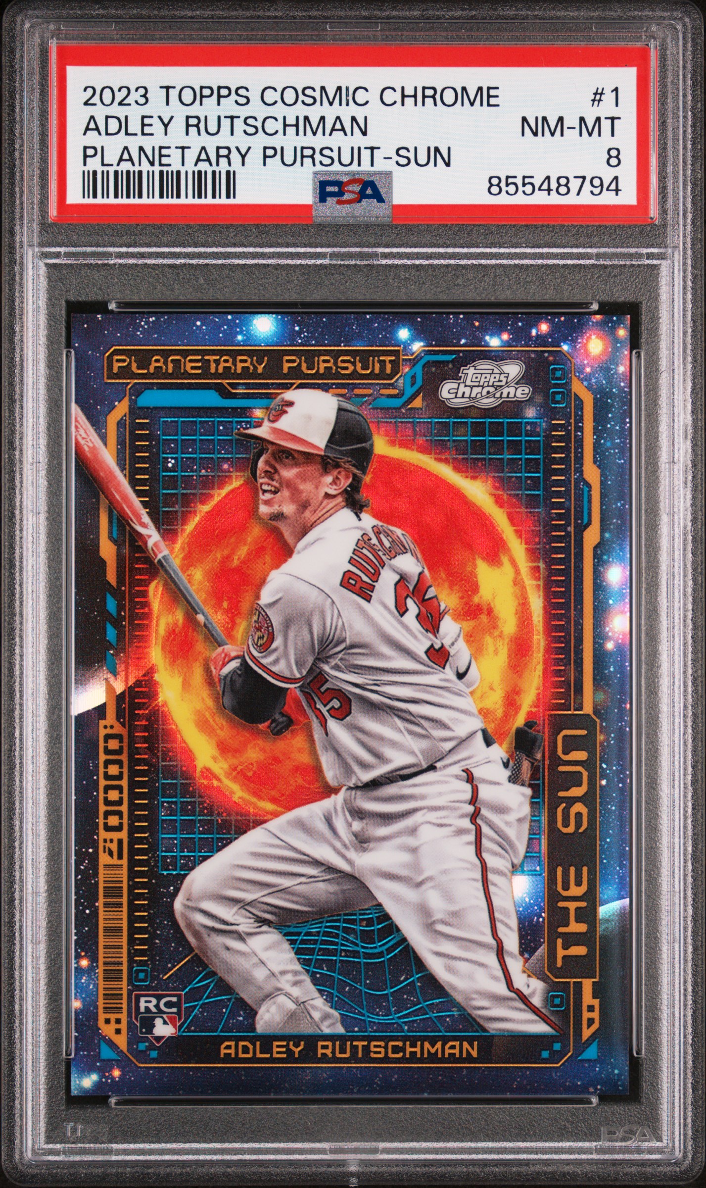 2023 TOPPS COSMIC CHROME PLANETARY PURSUIT #1 ADLEY RUTSCHMAN PLANETARY PURSUIT-SUN