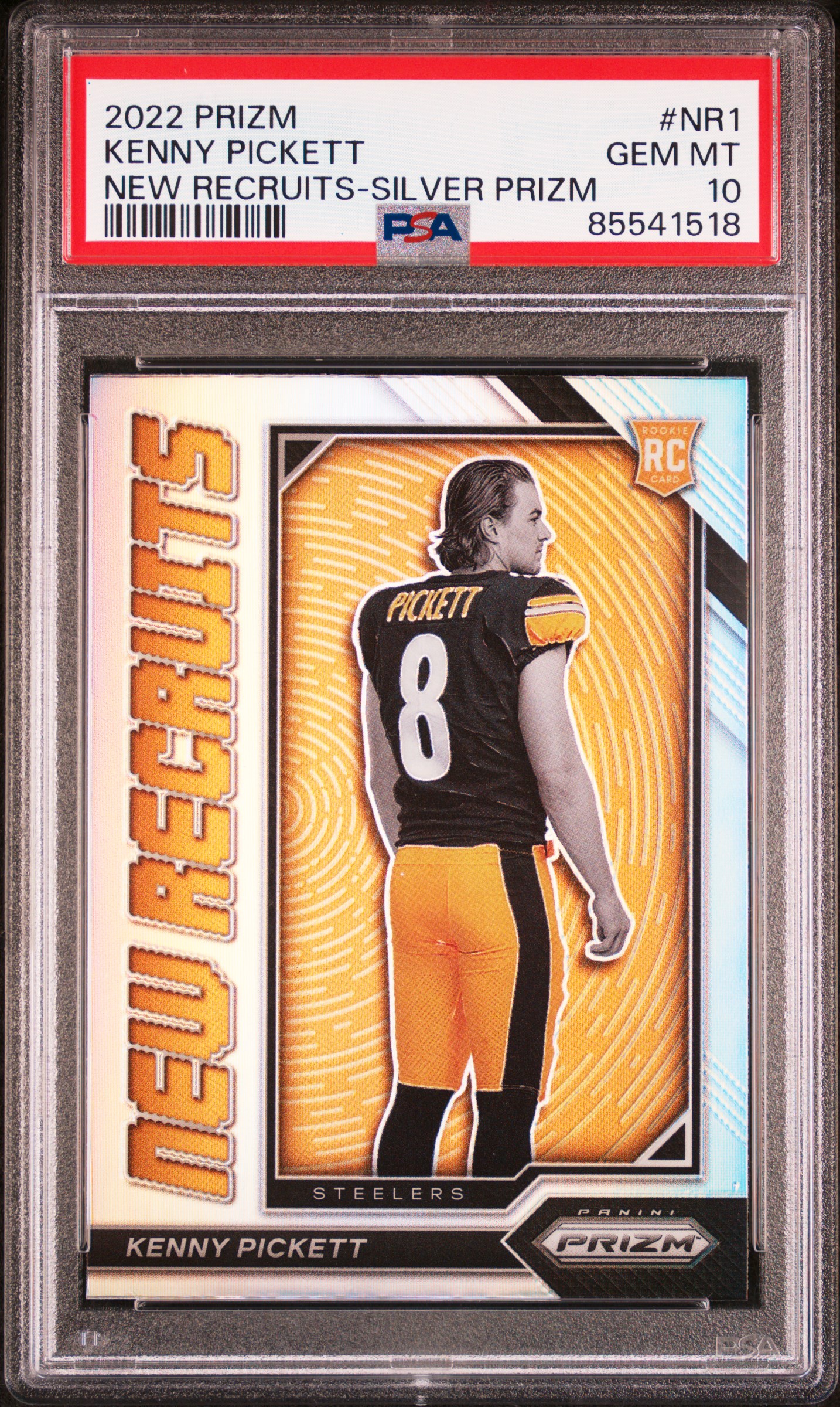 2022 PANINI PRIZM NEW RECRUITS #NR1 KENNY PICKETT NEW RECRUITS-SILVER PRIZM