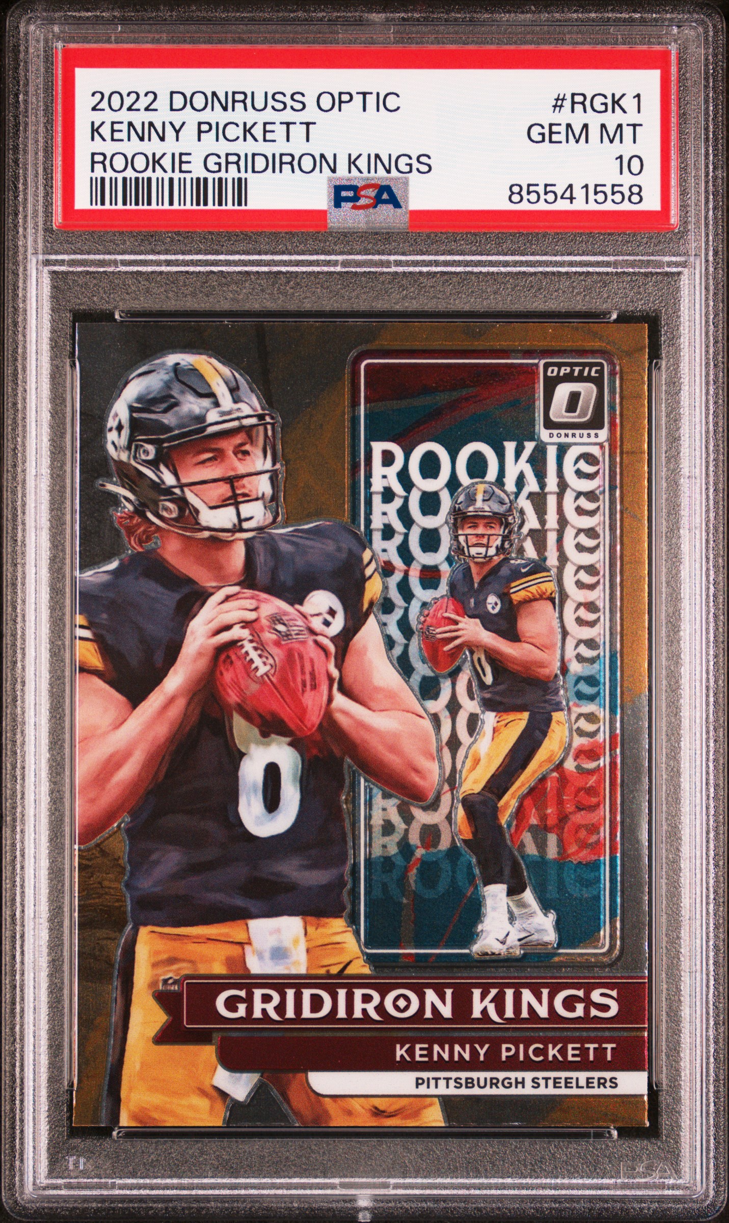 2022 PANINI DONRUSS OPTIC ROOKIE GRIDIRON KINGS #RGK1 KENNY PICKETT ROOKIE GRIDIRON KINGS
