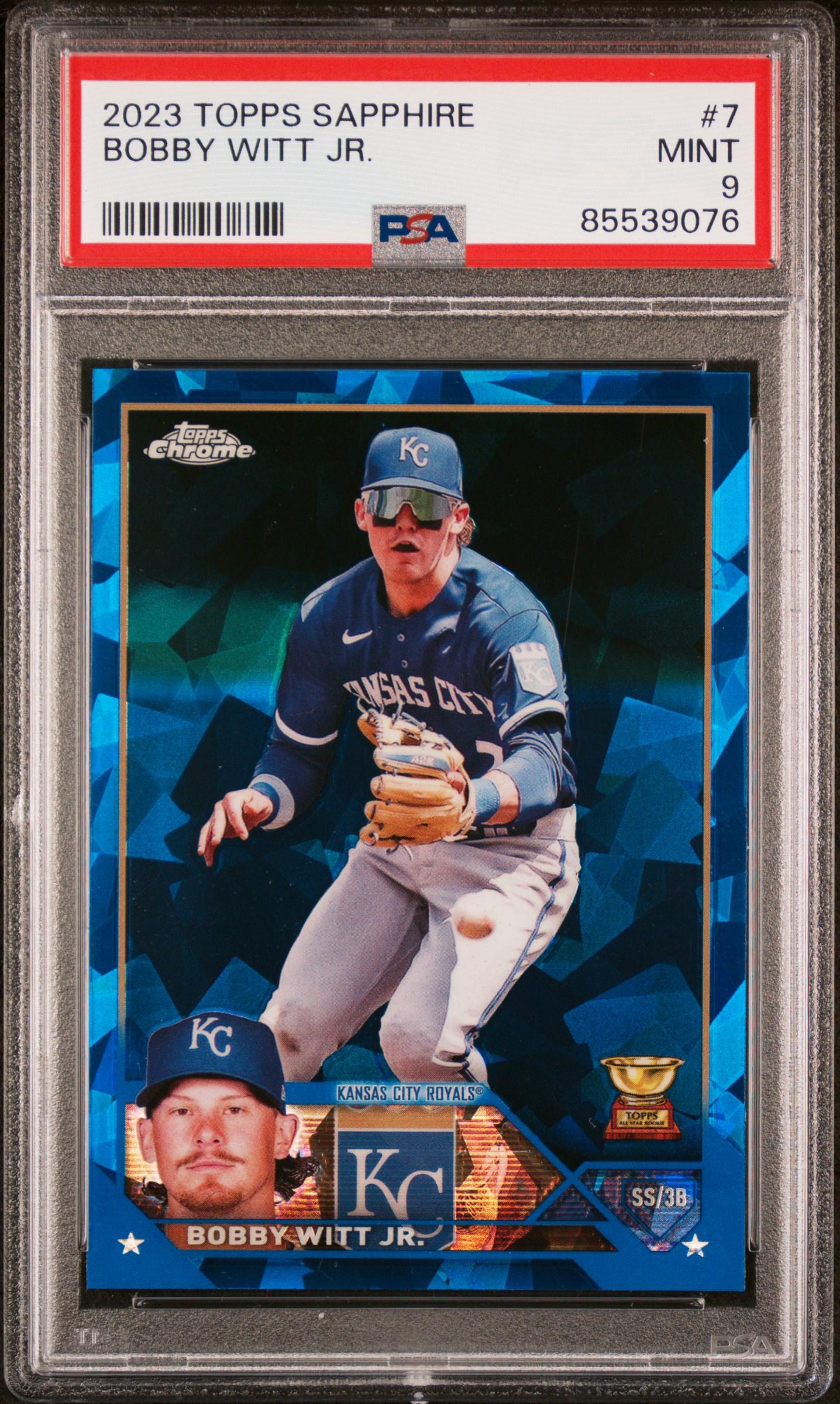 2023 TOPPS CHROME SAPPHIRE #7 BOBBY WITT JR.
