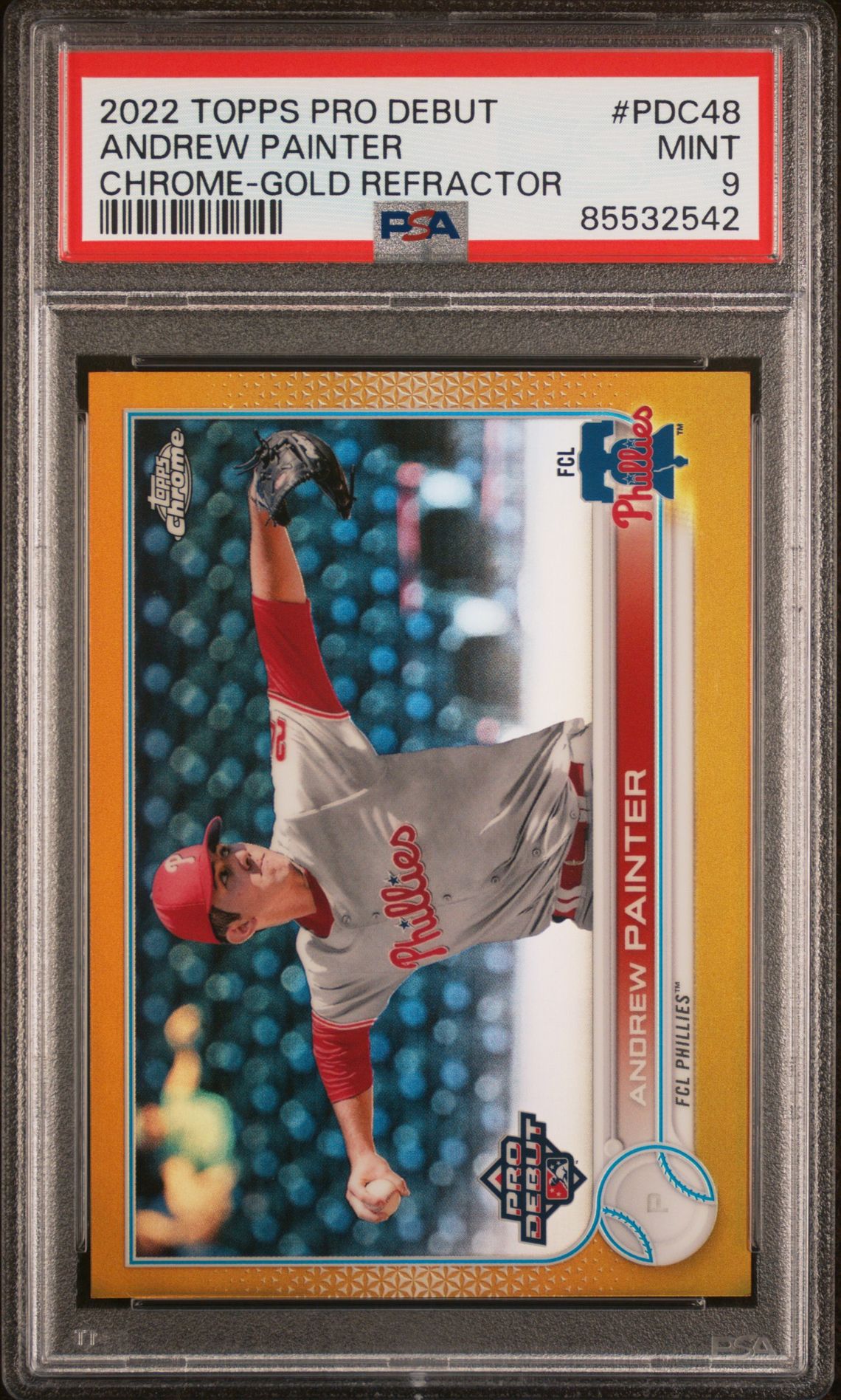 2022 Topps TOPPS PRO DEBUT Refractor #PDC48 Andrew Painter front