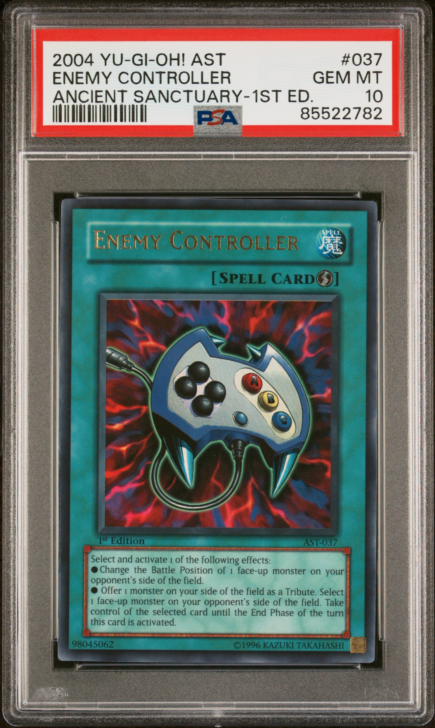 2004 YU-GI-OH! AST-ANCIENT SANCTUARY #037 ENEMY CONTROLLER ANCIENT SANCTUARY-1ST ED.
