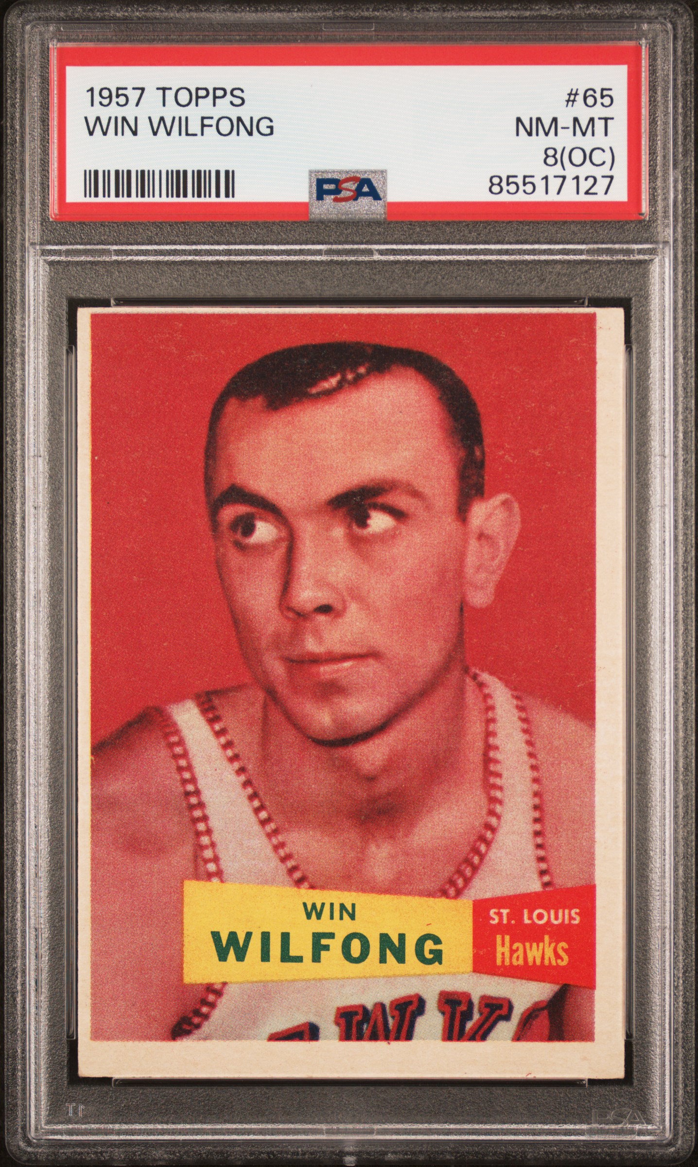 1957 TOPPS #65 WIN WILFONG