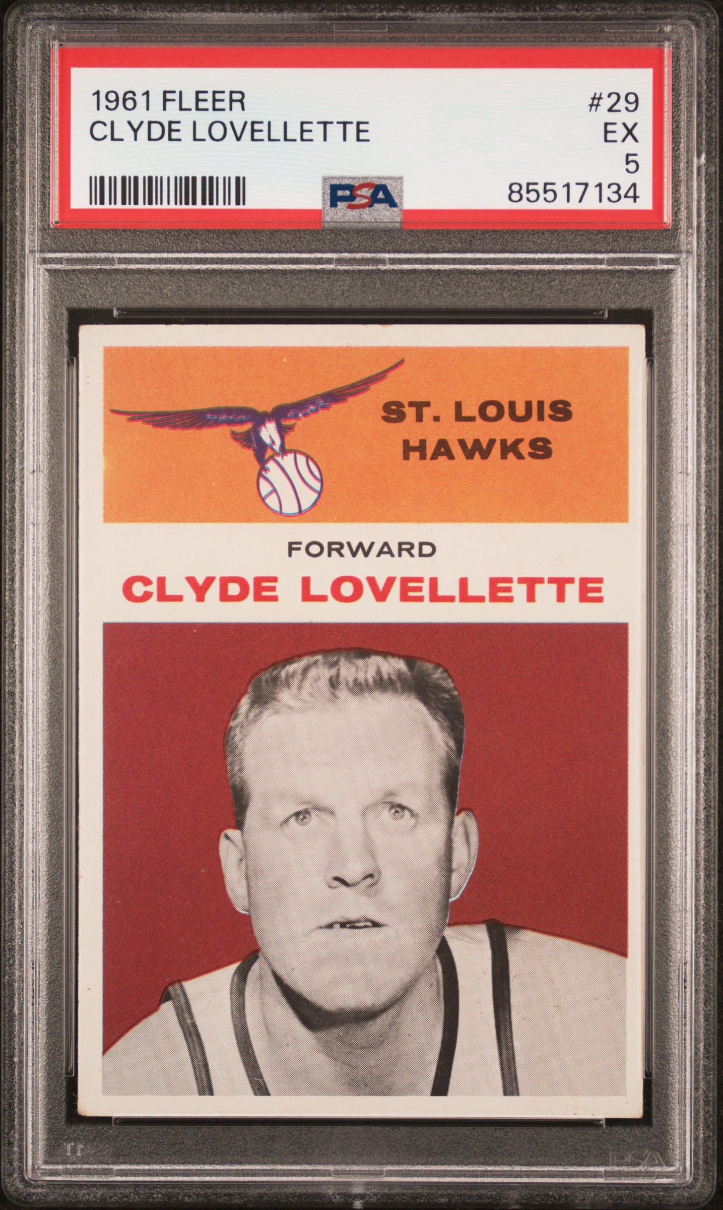 1961 FLEER #29 CLYDE LOVELLETTE
