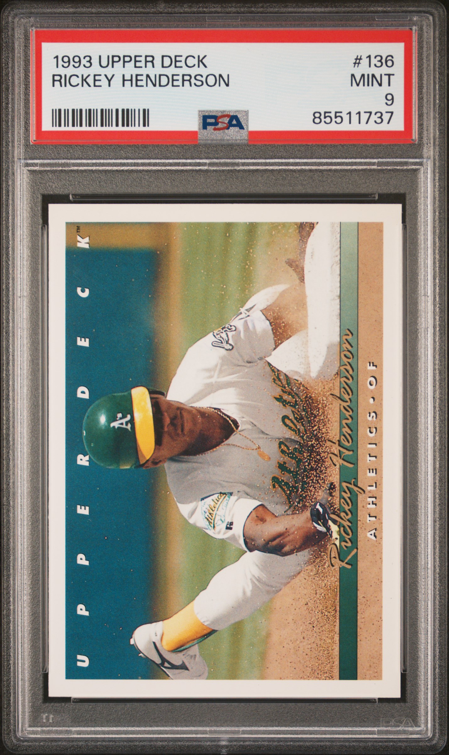 1993 UPPER DECK #136 RICKEY HENDERSON