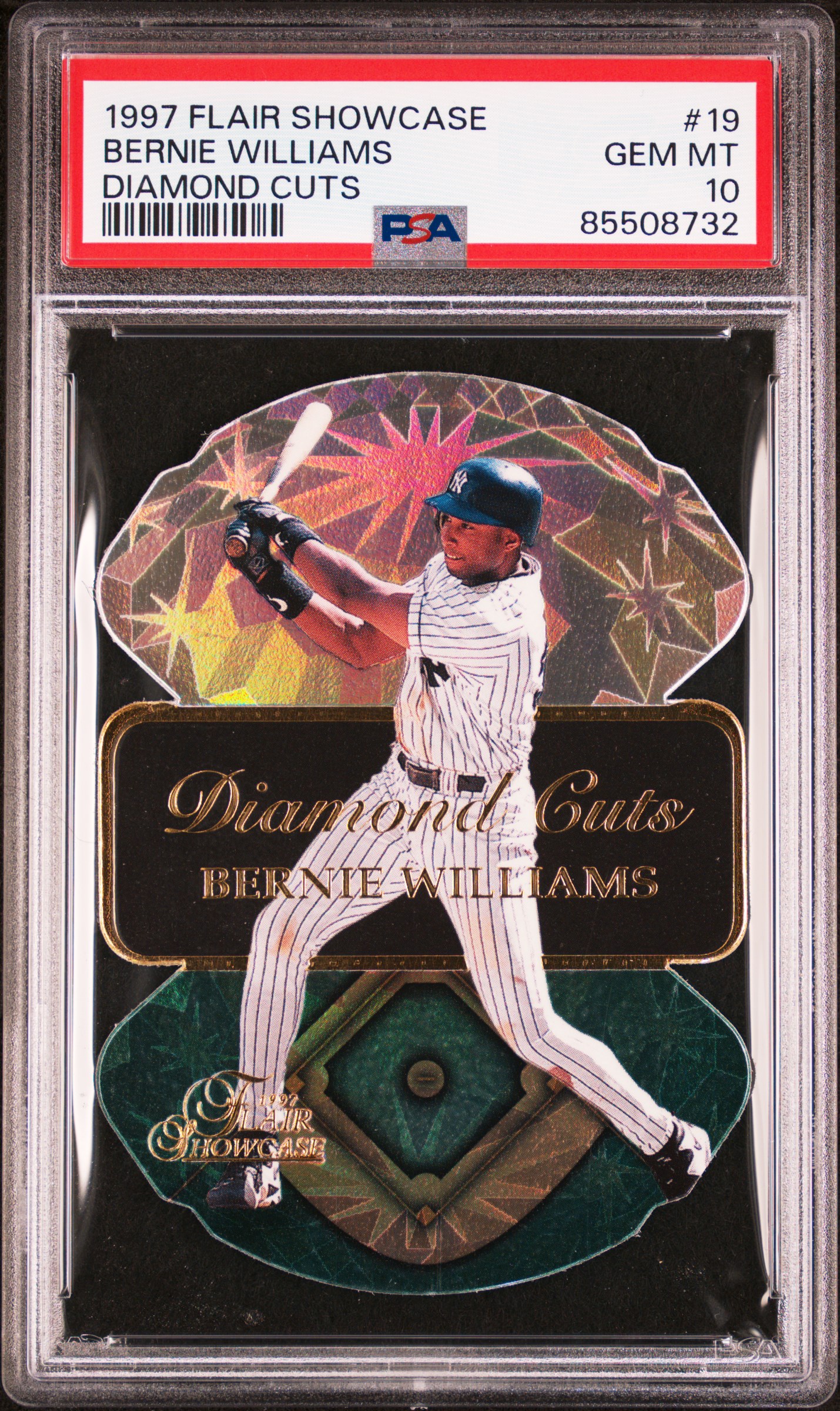 1997 FLAIR SHOWCASE DIAMOND CUTS #19 BERNIE WILLIAMS DIAMOND CUTS