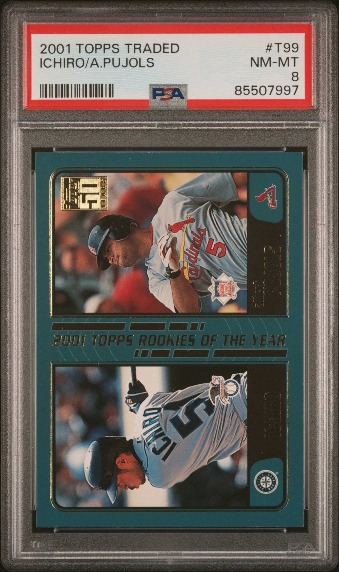 2001 TOPPS TRADED #T99 ICHIRO/A.PUJOLS