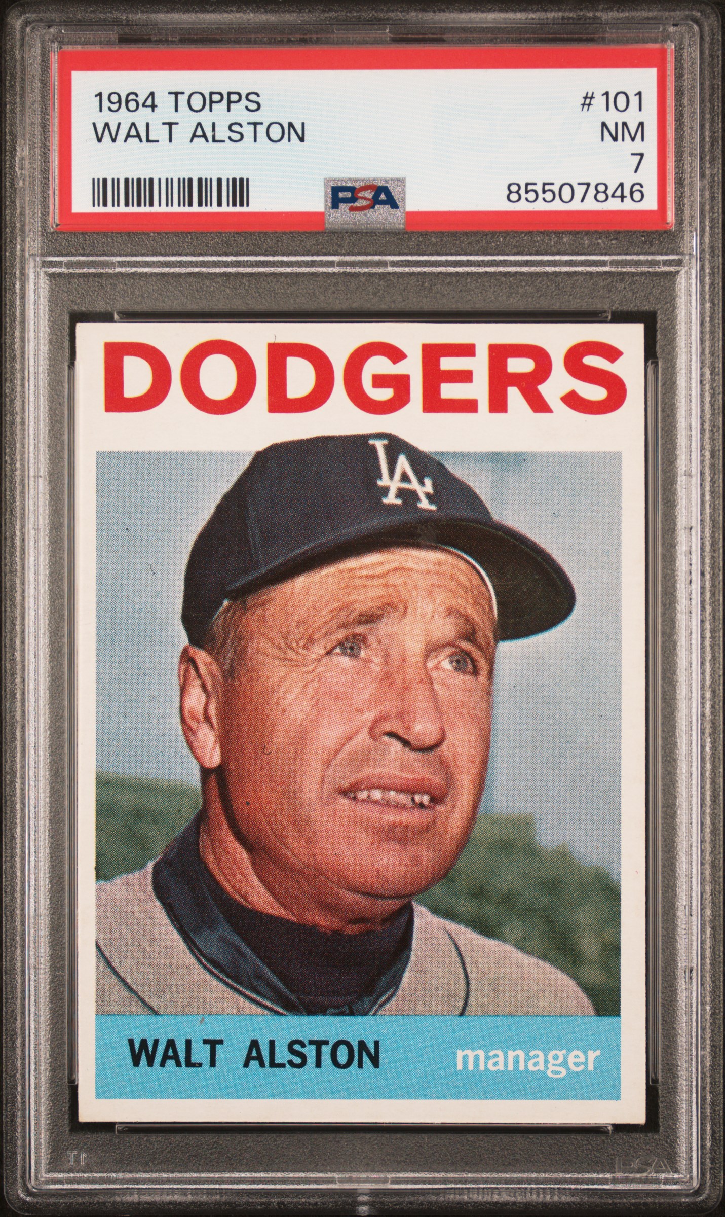 1964 TOPPS #101 WALT ALSTON