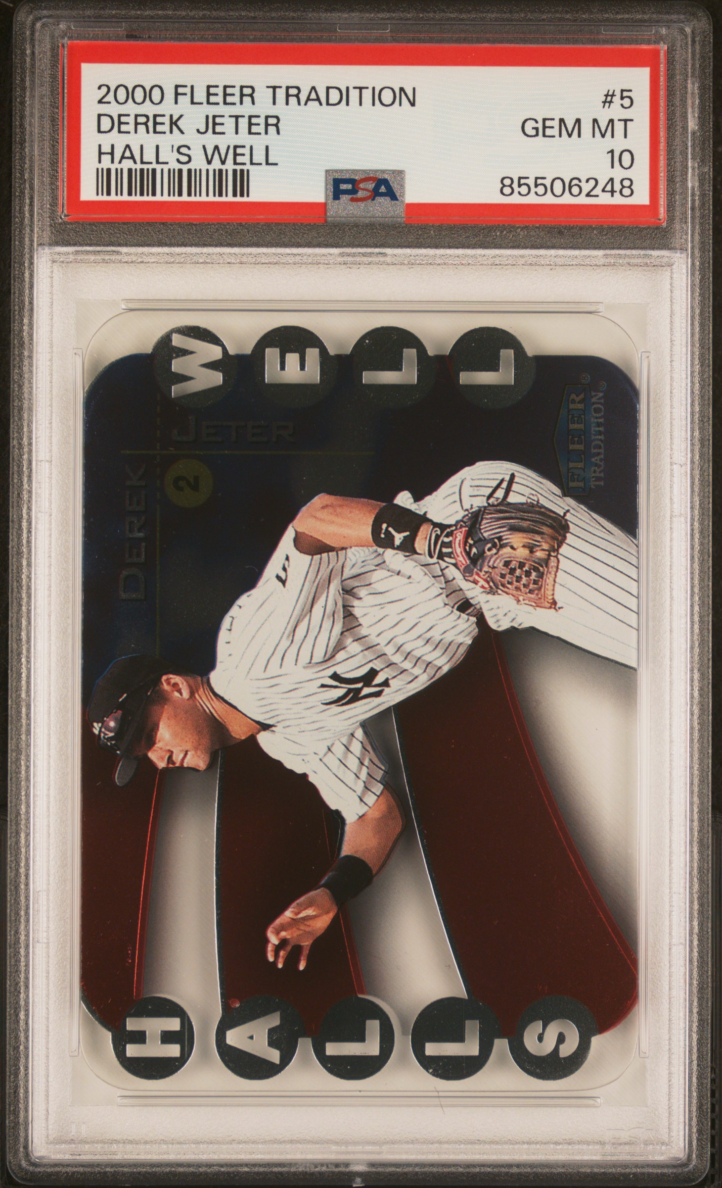 2000 FLEER TRADITION HALL'S WELL #5 DEREK JETER HALL'S WELL