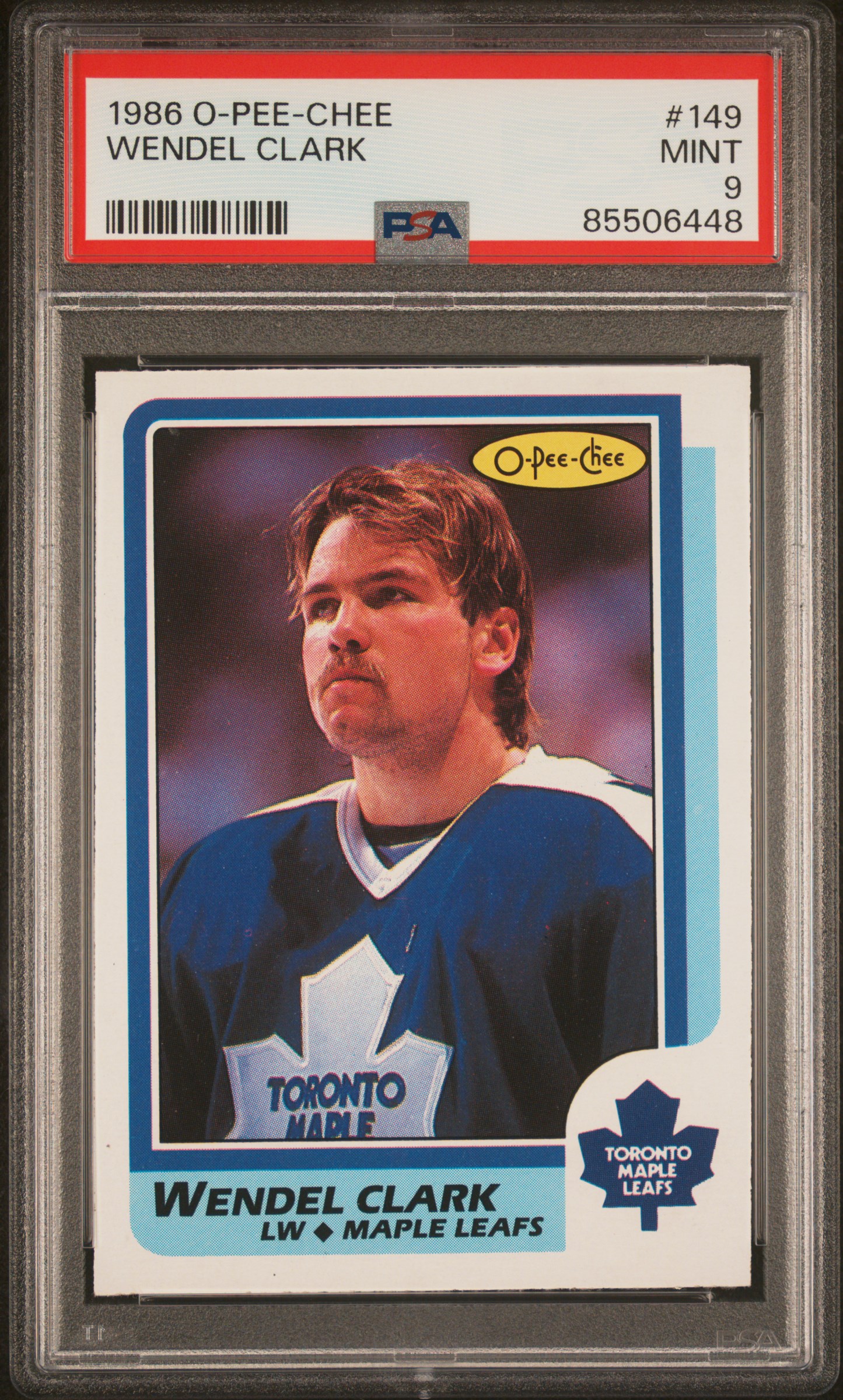 1986 O-PEE-CHEE #149 WENDEL CLARK