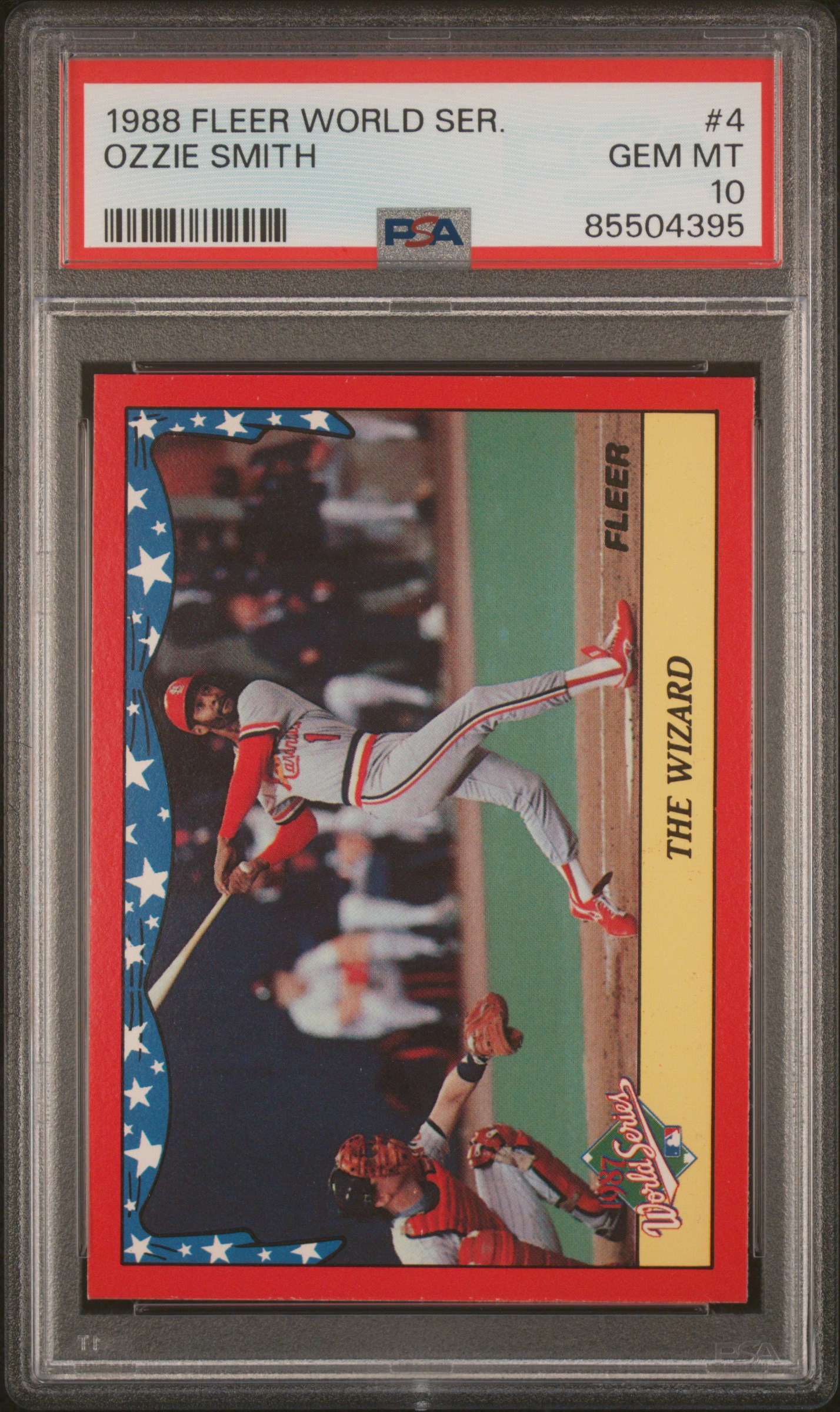 1988 FLEER WORLD SERIES #4 OZZIE SMITH