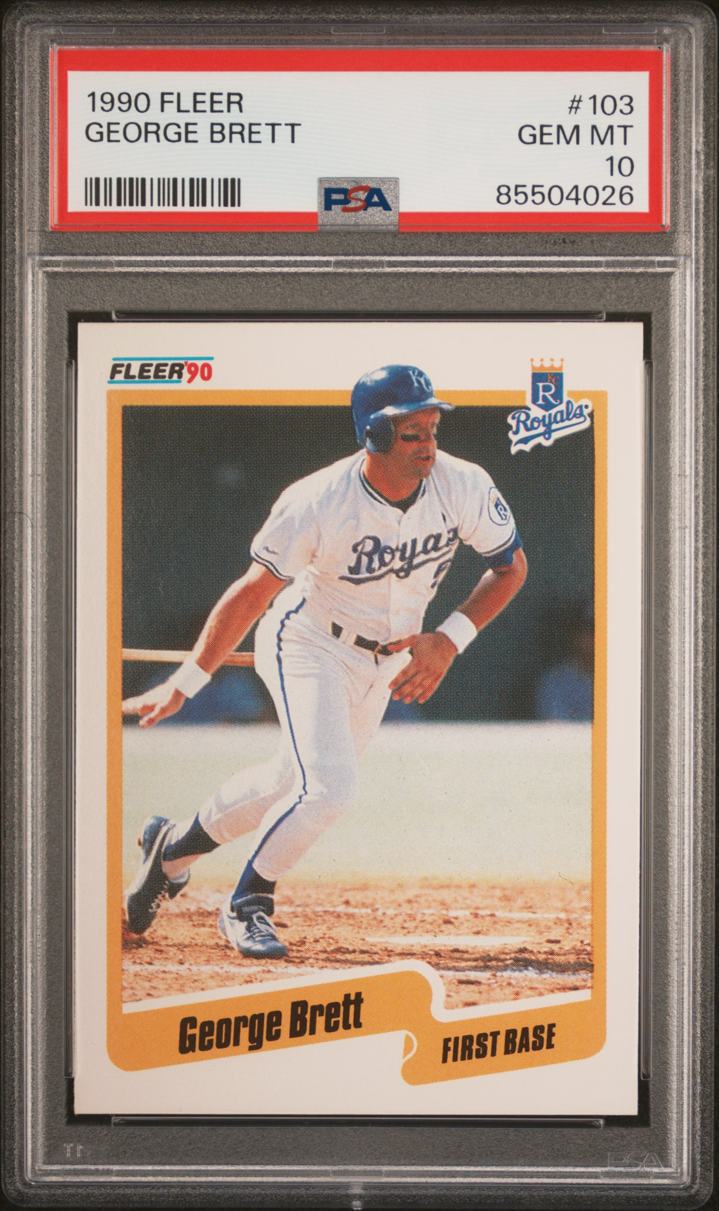 1990 FLEER #103 GEORGE BRETT