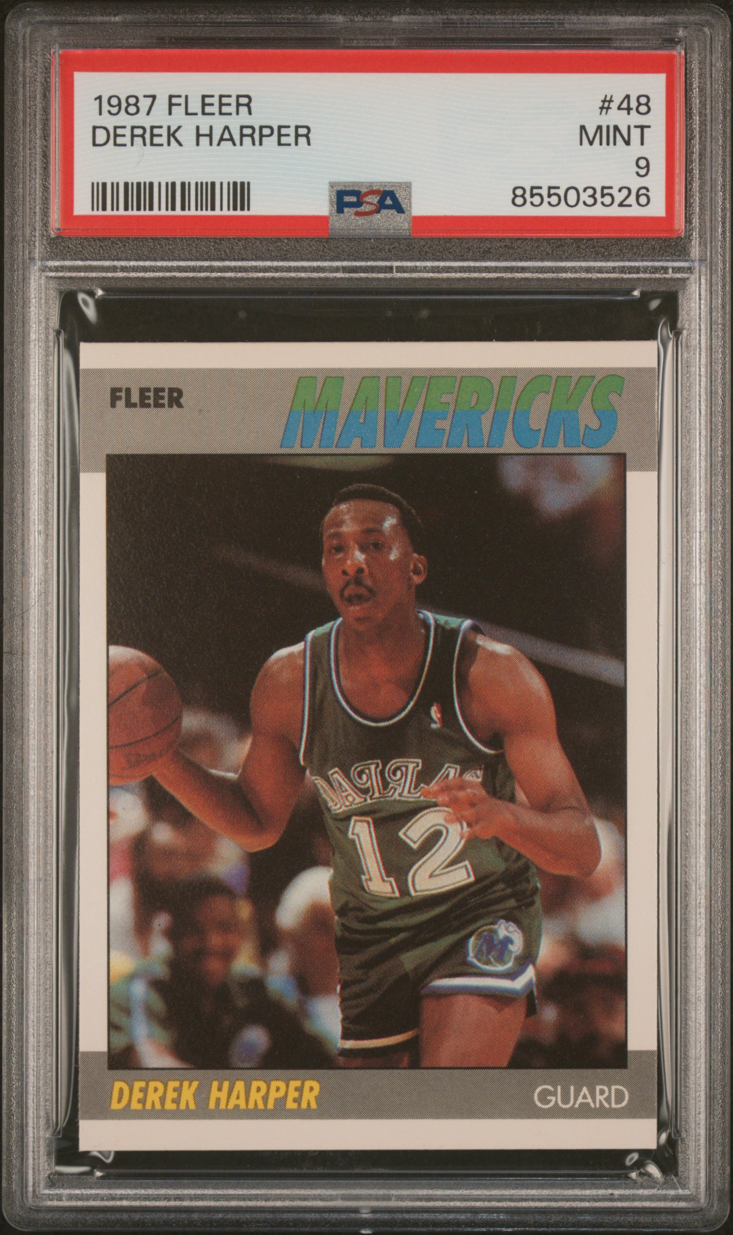 1987 FLEER #48 DEREK HARPER