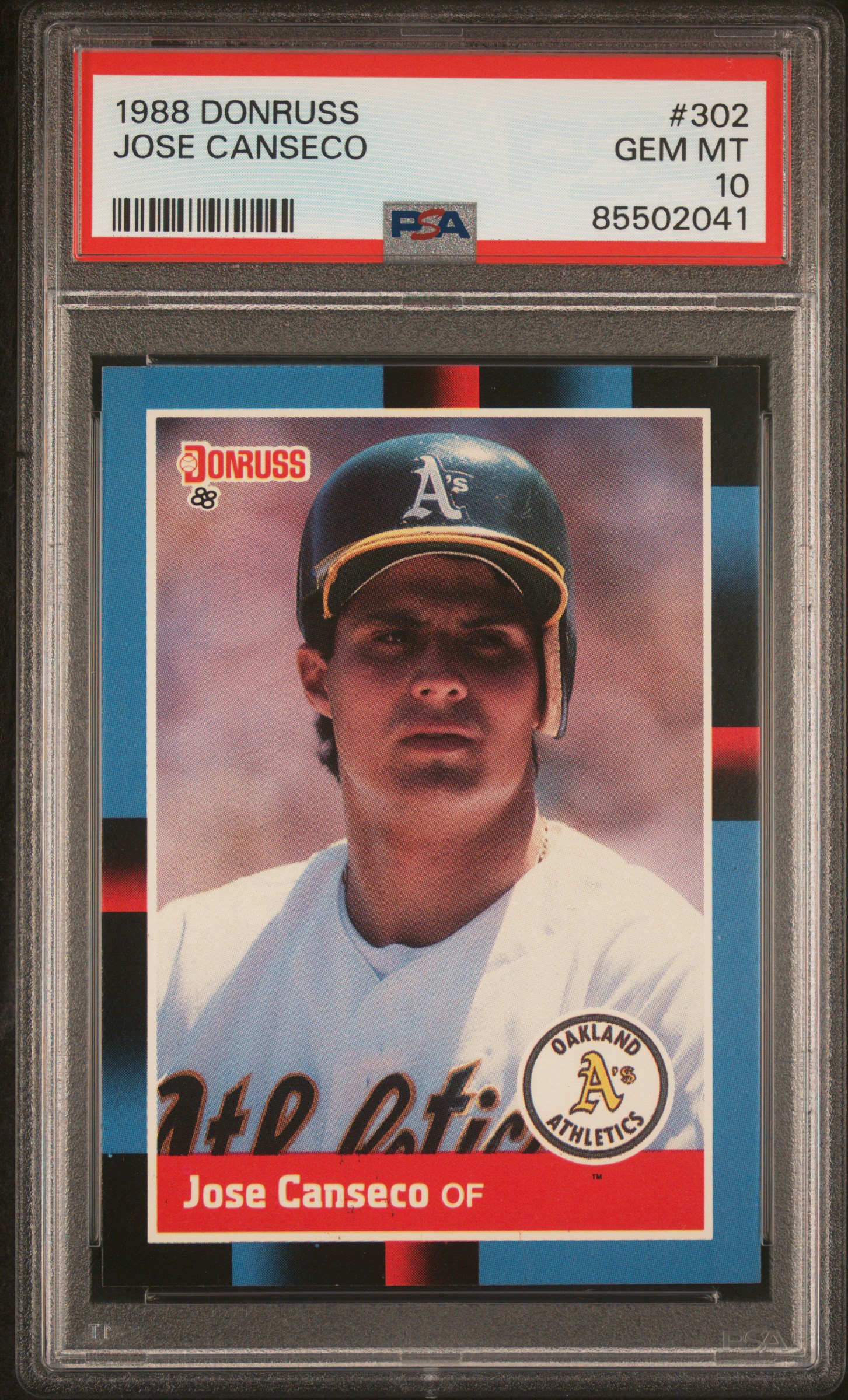 1988 DONRUSS #302 JOSE CANSECO
