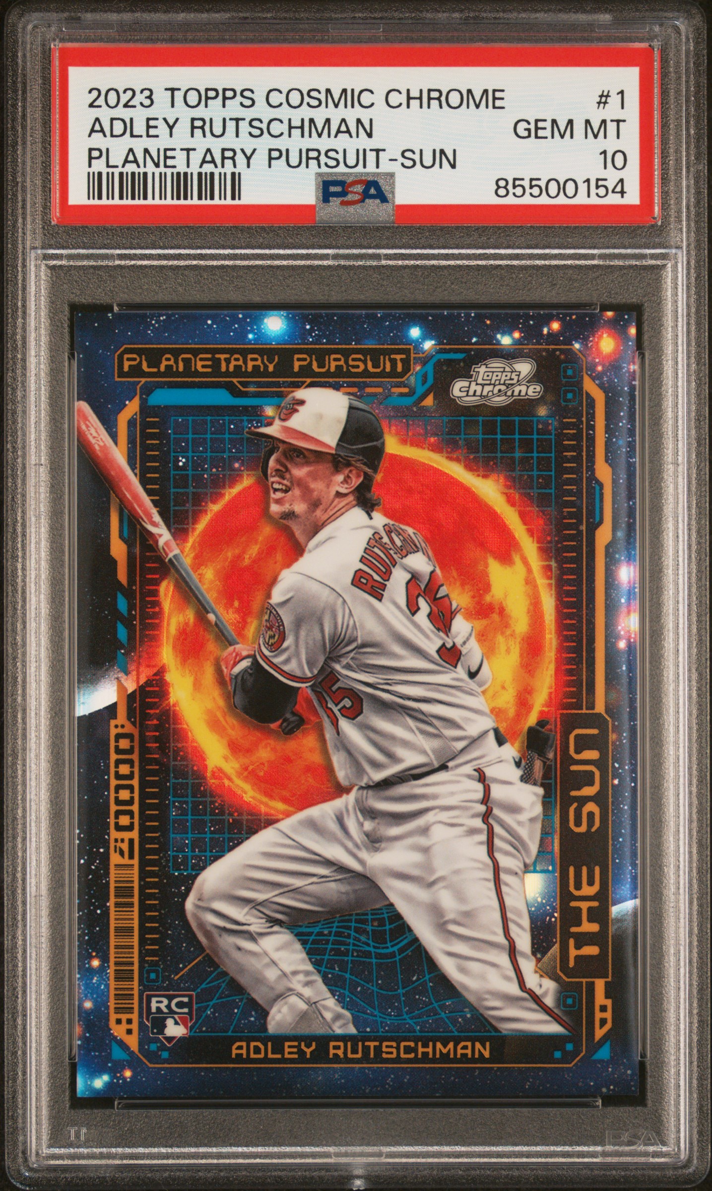 2023 TOPPS COSMIC CHROME PLANETARY PURSUIT #1 ADLEY RUTSCHMAN PLANETARY PURSUIT-SUN