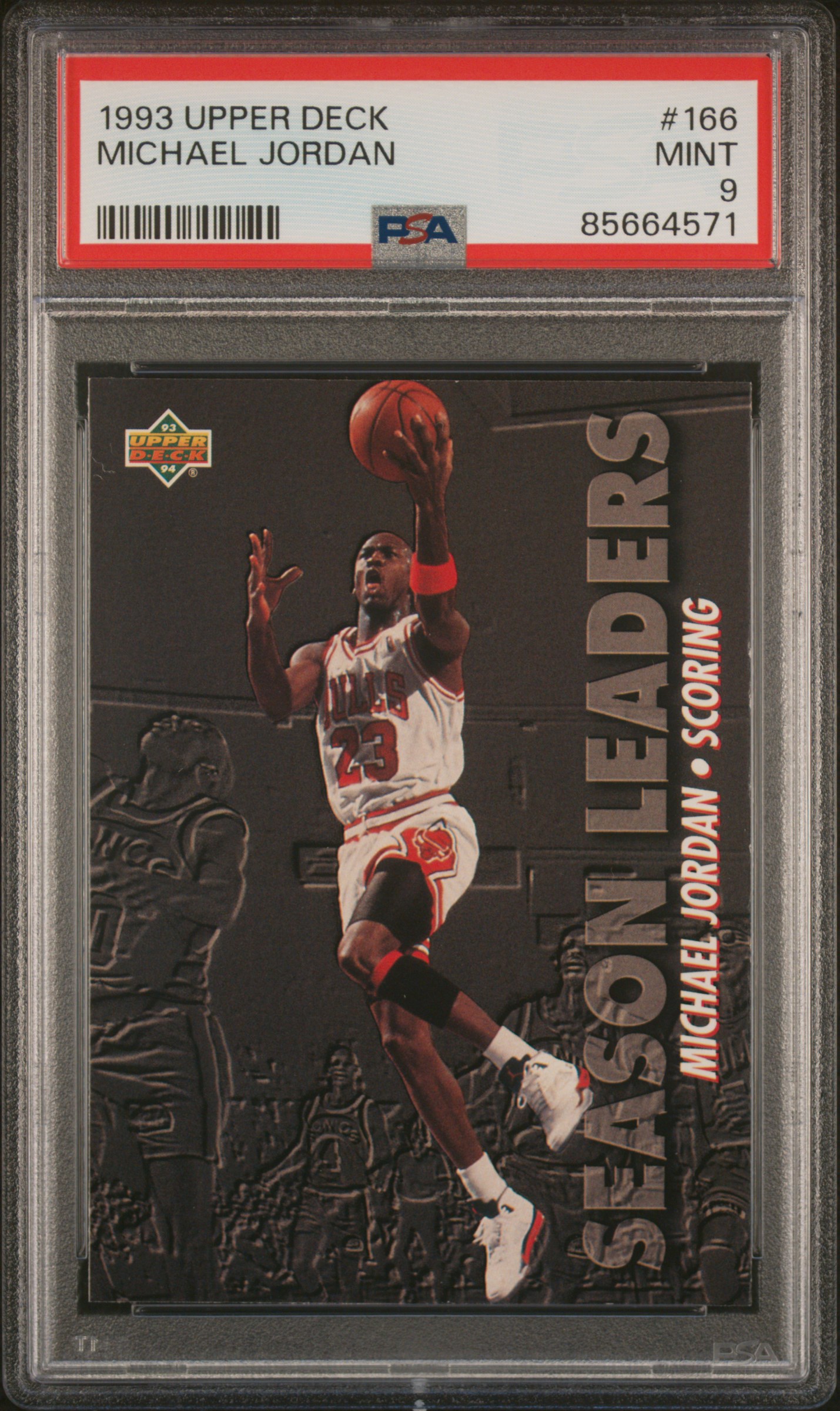 1993-94 Upper Deck #166 Michael Jordan – PSA MINT 9