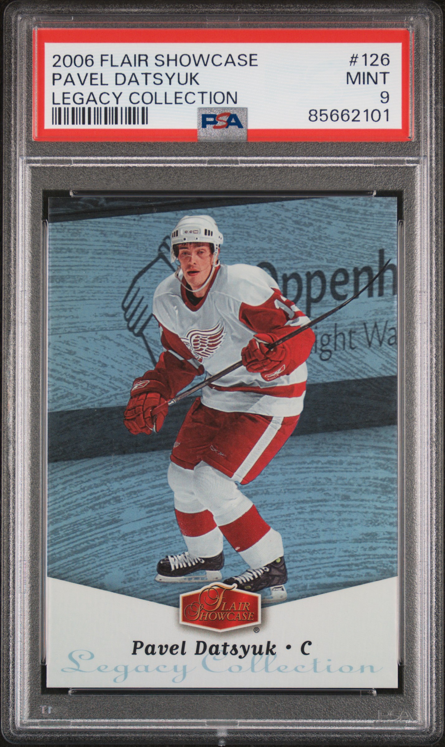 2006 FLAIR SHOWCASE #126 PAVEL DATSYUK LEGACY COLLECTION