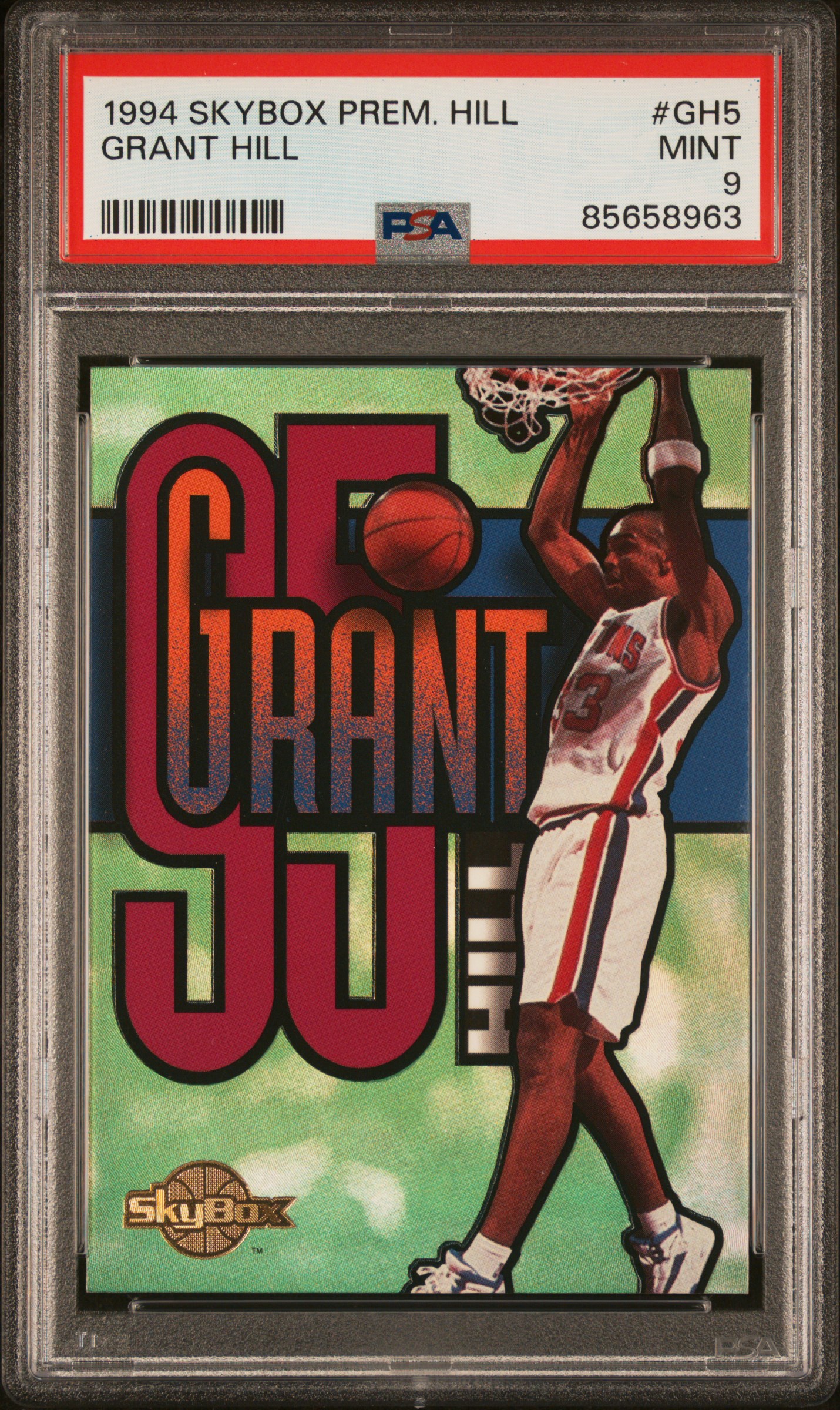 1994 SKYBOX PREMIUM GRANT HILL #GH5 GRANT HILL