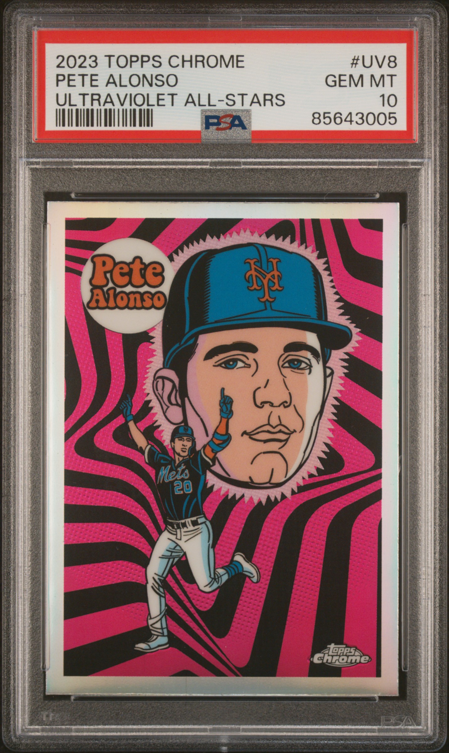 2023 TOPPS CHROME ULTRAVIOLET ALL-STARS #UV8 PETE ALONSO