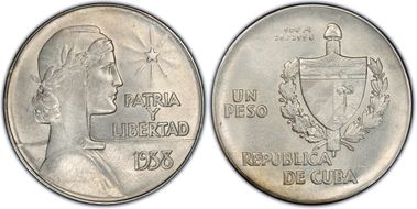 1938 Peso ABC KM-22 AU58
