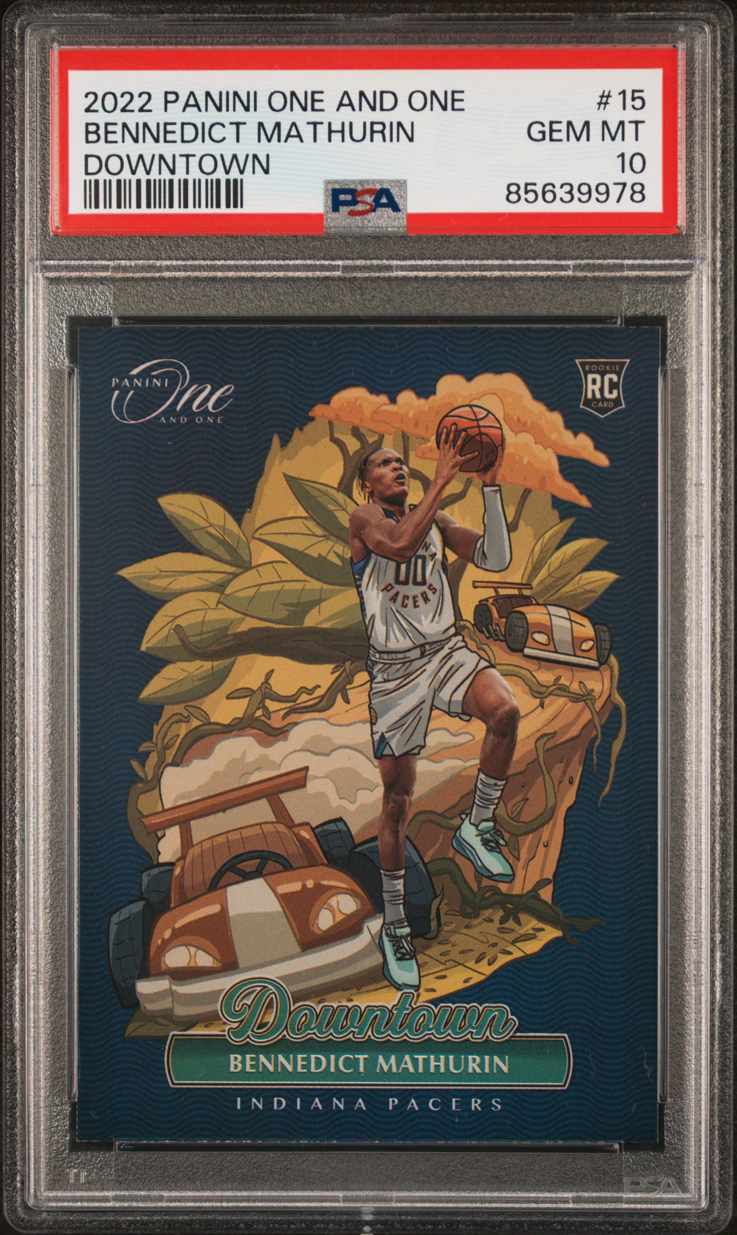 2022 PANINI ONE AND ONE DOWNTOWN #15 BENNEDICT MATHURIN