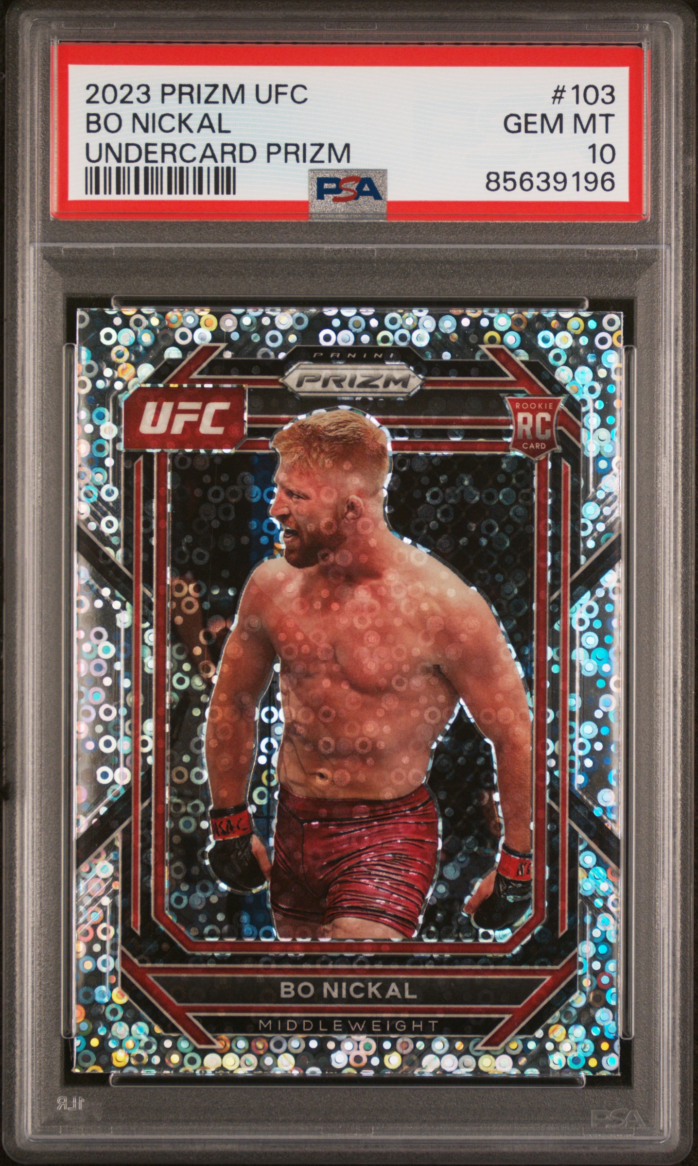 2023 PANINI PRIZM UFC #103 BO NICKAL UNDERCARD PRIZM