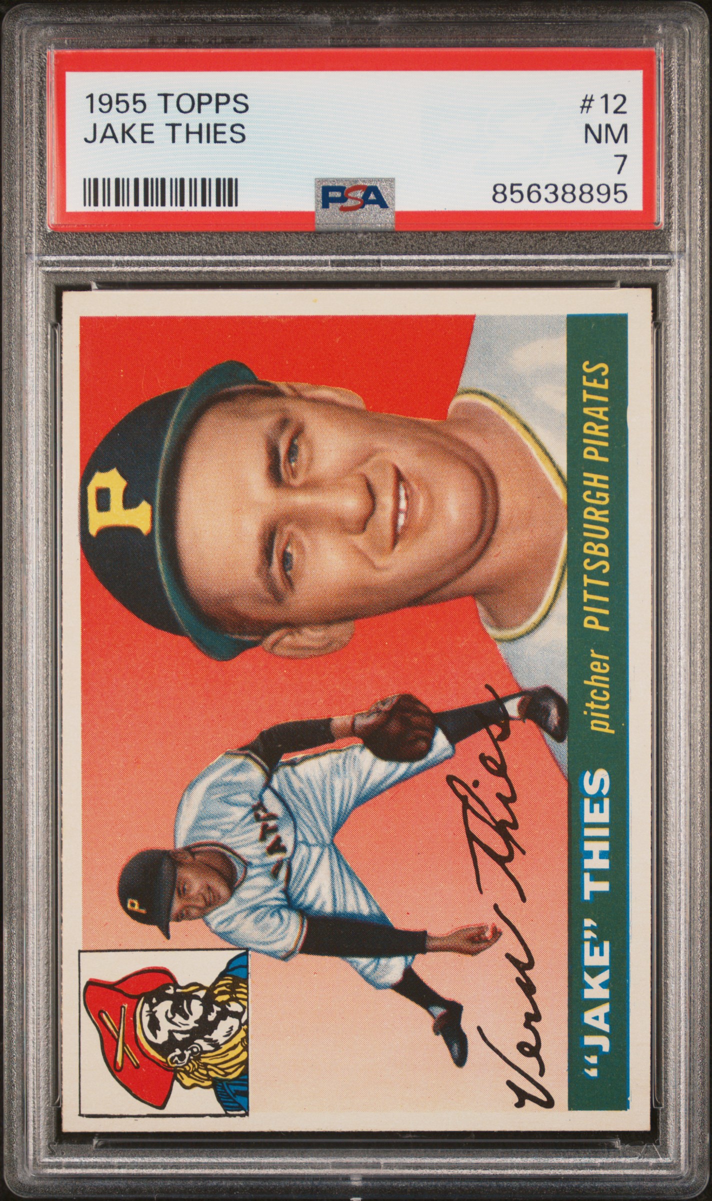 1955 TOPPS #12 JAKE THIES