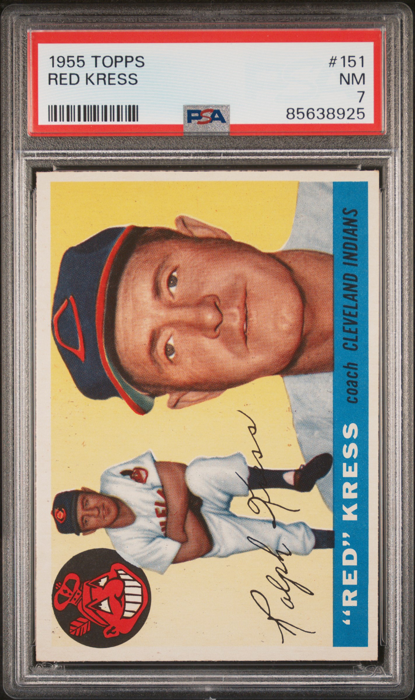 1955 TOPPS #151 RED KRESS