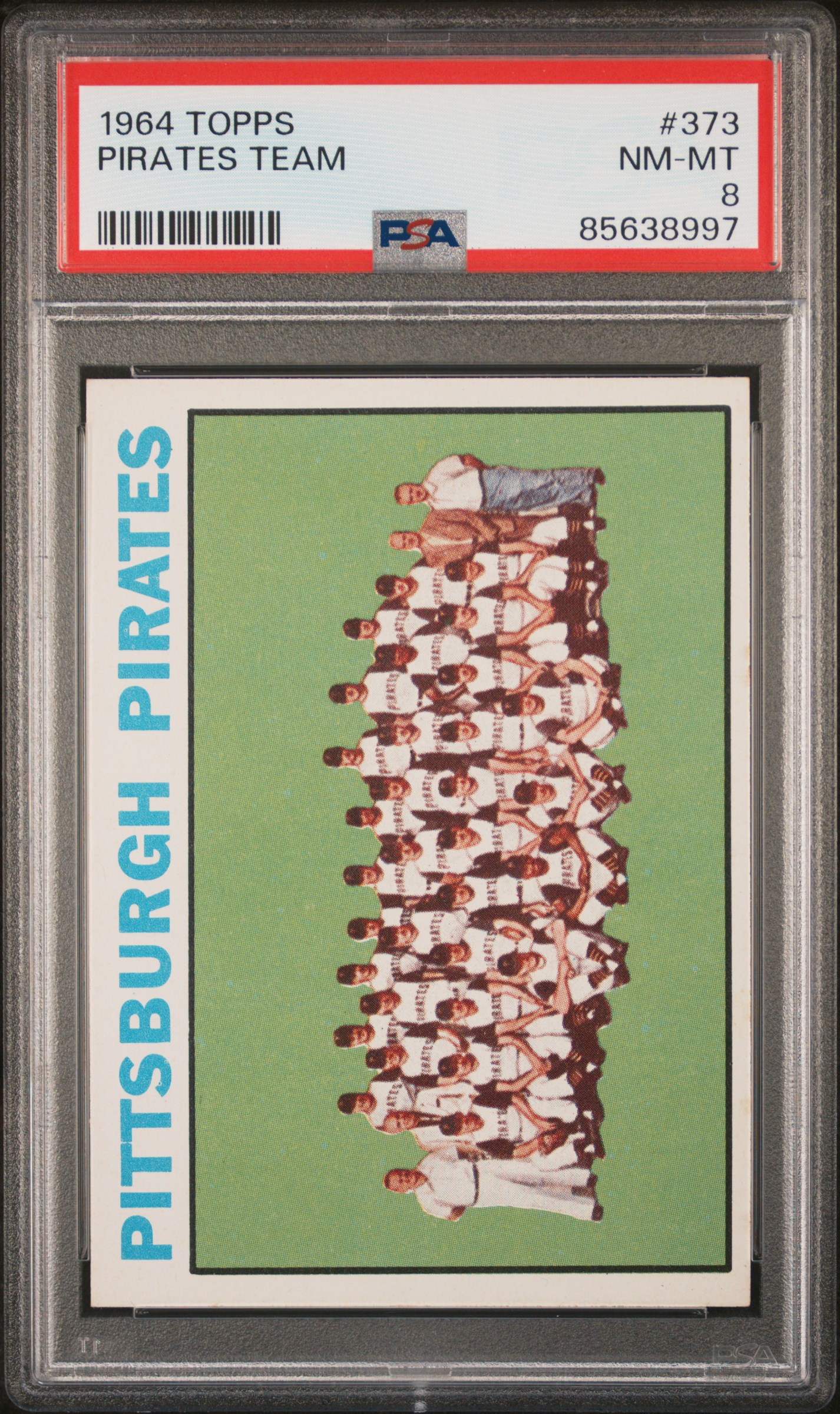 1964 TOPPS #373 PIRATES TEAM