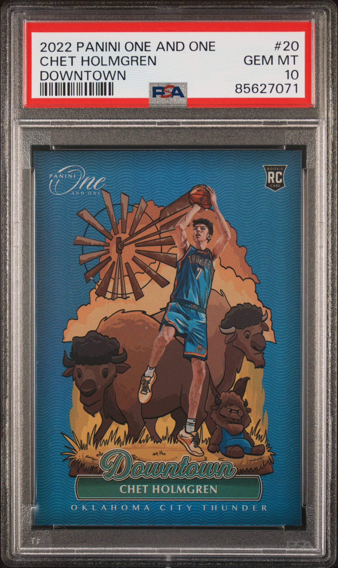 2022 PANINI ONE AND ONE DOWNTOWN #20 CHET HOLMGREN