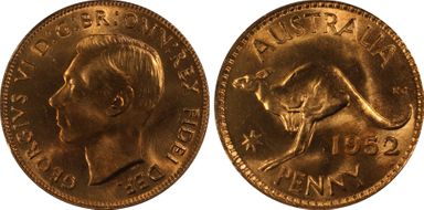 1952 (m) 1D MS64+ RD