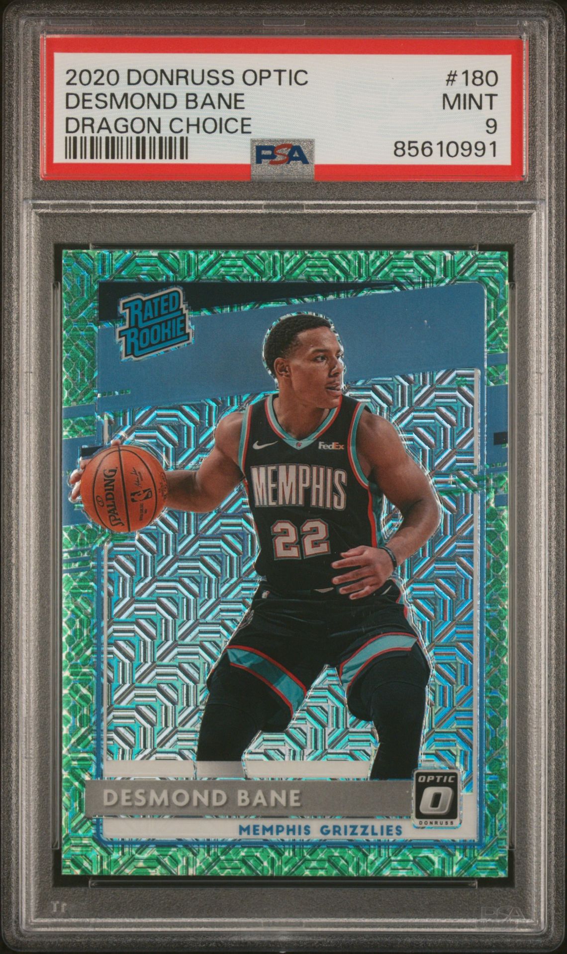 2020 Panini PANINI DONRUSS OPTIC DRAGON CHOICE #180 Desmond Bane front