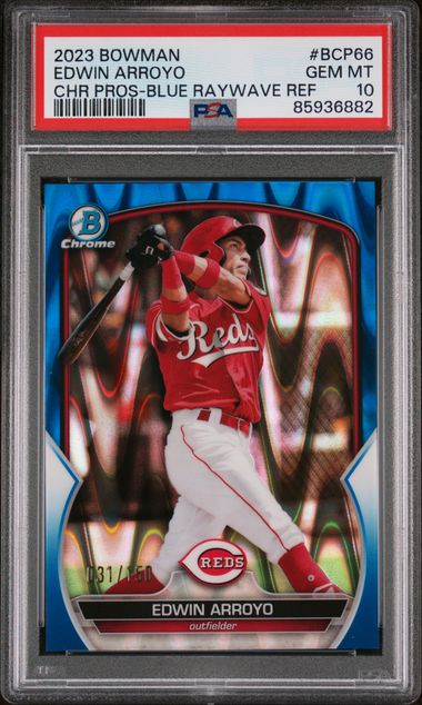 2010 Bowman Prospects Stephen Strasburg Rookie Card PSA-Graded Collection  (3) - All Jersey Number - Featuring Orange, Blue Refractor, Gold Refractor  on Goldin Auctions