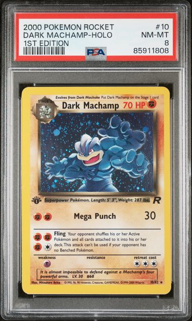 Machamp Base Set 1st Edition buy Shadowless #8 PSA 3