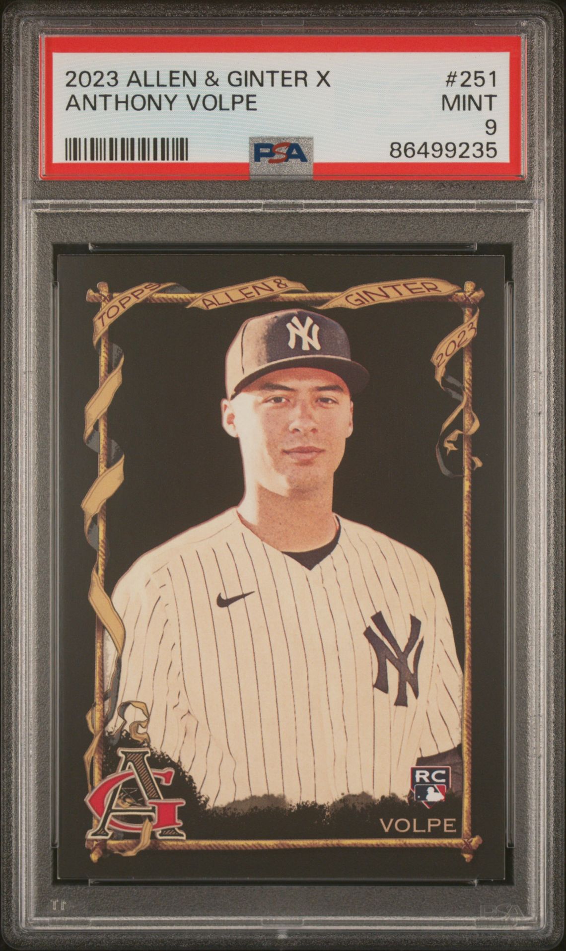 2023 Topps Topps Allen & Ginter X #251 Anthony Volpe front