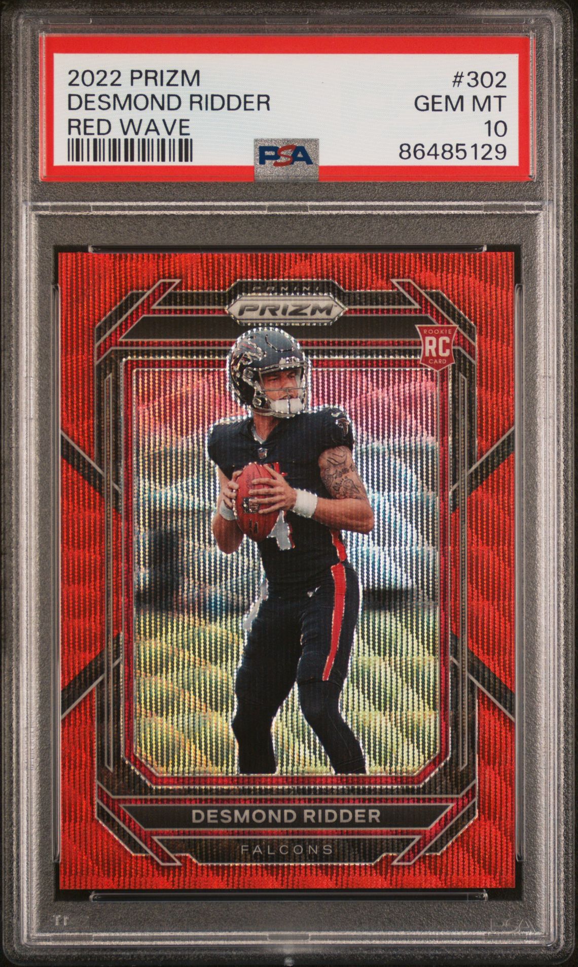 2022 Panini PANINI PRIZM RED WAVE #302 Desmond Ridder front