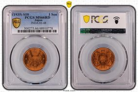 (1935) S10 1 Sen JNDA 01-48 MS66RD