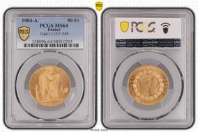 1904-A 50 Fr Gad-1113 F-549 MS64