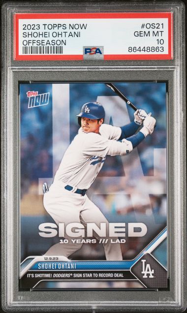 2023 Topps Now Card Of The Month #MJN Shohei Ohtani – PSA GEM MT 