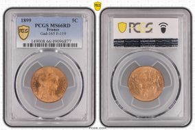 1899 5C Gad-165 F-119 MS66RD