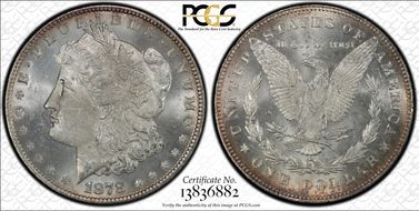 1878 7/8TF $1 VAM 34, 7/4 Weak MS63