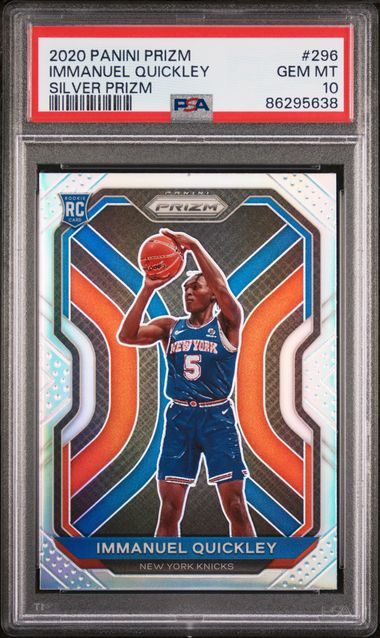 2020-21 Panini Prizm Silver Prizm #296 Immanuel Quickley Rookie