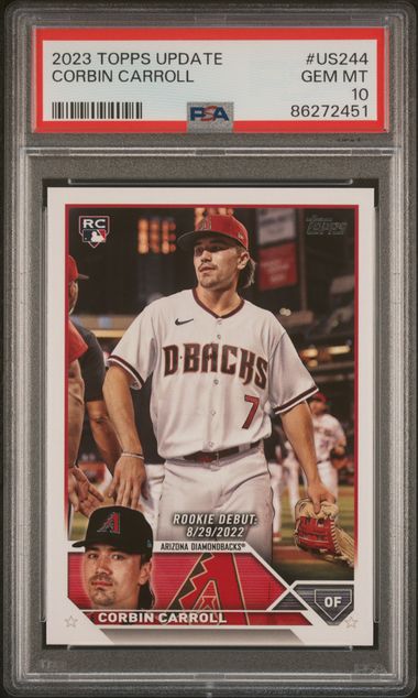 Topps Corbin Carroll front