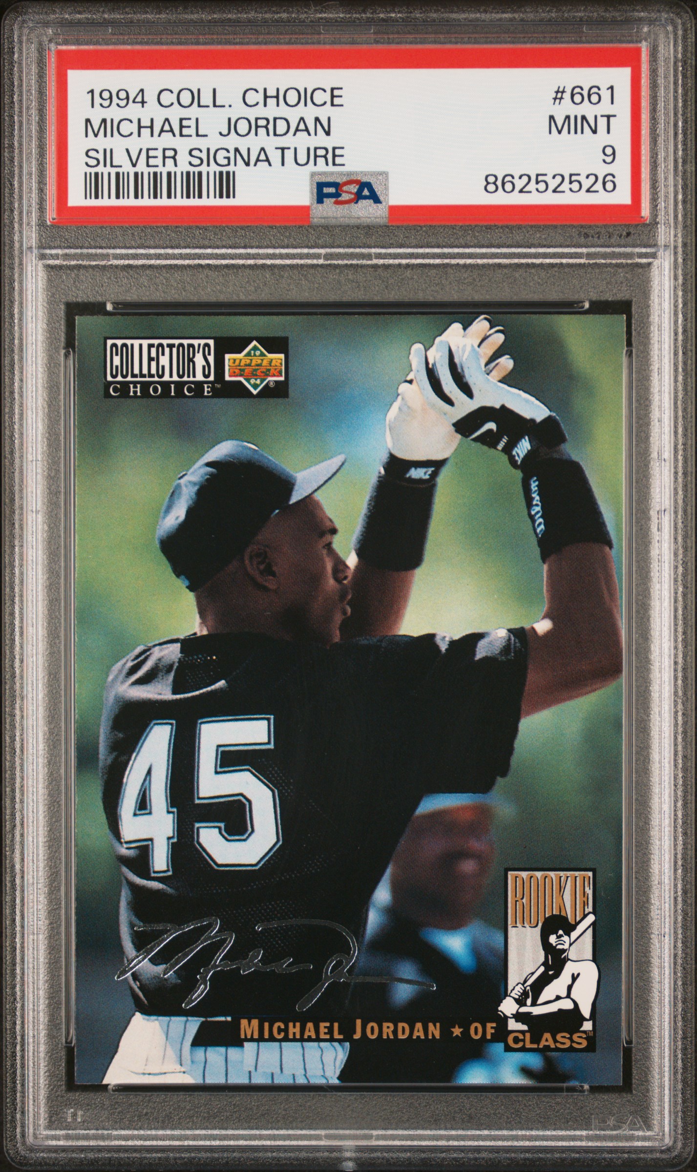 michael jordan collector's choice baseball card