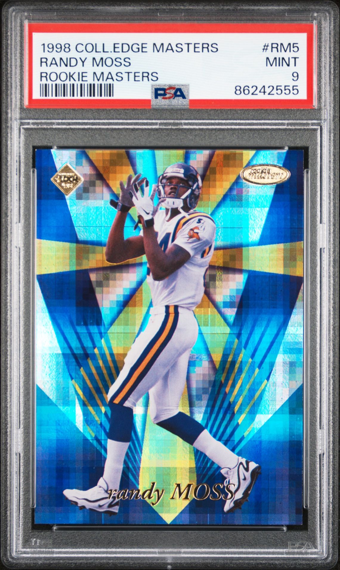 1998 COLLECTOR'S EDGE MASTERS ROOKIE MASTERS #RM5 Randy Moss front